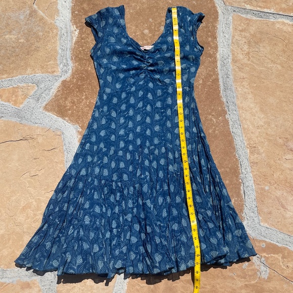 Paloma Dress, Short, Cap Sleeve,  Tula Indigo (Size XXS) - Picture 9 of 9